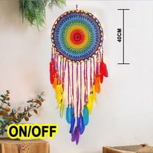 Load image into Gallery viewer, Big Dream Catcher Hanging/Light Decoration Dream Catcher Moon Dream Catcher Room Home Decor Dream Catcher Gifts For Mom Friends Women Girls Wall Decor Bedroom Decoration