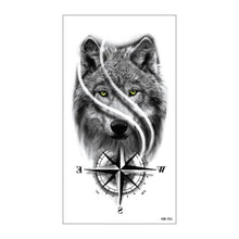 Load image into Gallery viewer, Big Tiger Lion Waterproof Temporary Sticker Tattoo Arm Legs Fake Tattoo Stickers For Adults Realistic Luxury Design For Mens Womens