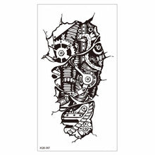 Load image into Gallery viewer, Big Tiger Lion Waterproof Temporary Sticker Tattoo Arm Legs Fake Tattoo Stickers For Adults Realistic Luxury Design For Mens Womens