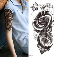 Load image into Gallery viewer, Big Tiger Lion Waterproof Temporary Sticker Tattoo Arm Legs Fake Tattoo Stickers For Adults Realistic Luxury Design For Mens Womens