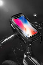 Load image into Gallery viewer, Bike Bag Frame Front Top Tube Waterproof Hard Shell Cycling Bag Touch Screen Phone Case Bicycle Accessories Bike Phone Mount Bag Cycling Waterproof Front Frame Top Tube Handlebar Bag With Touch Screen Holder Case