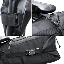 Load image into Gallery viewer, Bike Bag Waterproof Large Capacity Bicycle Bag Cycling Foldable Road Trunk Bike Packing Large Bike Bags Waterproof Bike Bag Under Seat Roll Up Cycling Rear Tail Pack Black 13L
