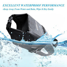 Load image into Gallery viewer, Bike Bag Waterproof Large Capacity Bicycle Bag Cycling Foldable Road Trunk Bike Packing Large Bike Bags Waterproof Bike Bag Under Seat Roll Up Cycling Rear Tail Pack Black 13L