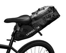 Load image into Gallery viewer, Bike Bag Waterproof Large Capacity Bicycle Bag Cycling Foldable Road Trunk Bike Packing Large Bike Bags Waterproof Bike Bag Under Seat Roll Up Cycling Rear Tail Pack Black 13L