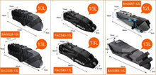 Load image into Gallery viewer, Bike Bag Waterproof Large Capacity Bicycle Bag Cycling Foldable Road Trunk Bike Packing Large Bike Bags Waterproof Bike Bag Under Seat Roll Up Cycling Rear Tail Pack Black 13L