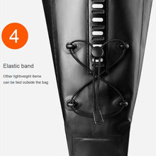 Load image into Gallery viewer, Bike Bag Waterproof Large Capacity Bicycle Bag Cycling Foldable Road Trunk Bike Packing Large Bike Bags Waterproof Bike Bag Under Seat Roll Up Cycling Rear Tail Pack Black 13L