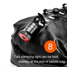 Load image into Gallery viewer, Bike Bag Waterproof Large Capacity Bicycle Bag Cycling Foldable Road Trunk Bike Packing Large Bike Bags Waterproof Bike Bag Under Seat Roll Up Cycling Rear Tail Pack Black 13L