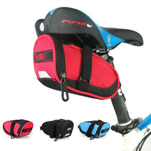 Load image into Gallery viewer, Bike Bags Waterproof Bicycle Bags Seat Cycling Pouch Bag Riding Storage Bag Accessories Bike Saddle Bag Bicycle Bag Straps On Bike Bag Under Seat Pouch Pack Bicycle Accessories Bag Bicycle Tool Storage Bags For Cycling Water Proof Bag
