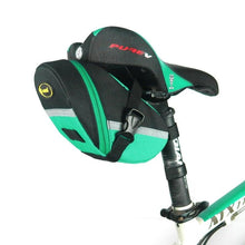 Load image into Gallery viewer, Bike Bags Waterproof Bicycle Bags Seat Cycling Pouch Bag Riding Storage Bag Accessories Bike Saddle Bag Bicycle Bag Straps On Bike Bag Under Seat Pouch Pack Bicycle Accessories Bag Bicycle Tool Storage Bags For Cycling Water Proof Bag