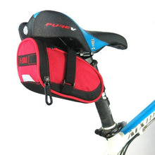 Load image into Gallery viewer, Bike Bags Waterproof Bicycle Bags Seat Cycling Pouch Bag Riding Storage Bag Accessories Bike Saddle Bag Bicycle Bag Straps On Bike Bag Under Seat Pouch Pack Bicycle Accessories Bag Bicycle Tool Storage Bags For Cycling Water Proof Bag