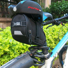 Load image into Gallery viewer, Bike Bags Waterproof Bicycle Bags Seat Cycling Pouch Bag Riding Storage Bag Accessories Bike Saddle Bag Bicycle Bag Straps On Bike Bag Under Seat Pouch Pack Bicycle Accessories Bag Bicycle Tool Storage Bags For Cycling Water Proof Bag