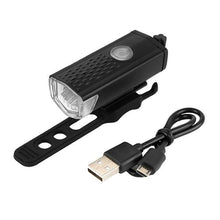 Load image into Gallery viewer, Bike Bicycle Light USB LED Rechargeable Set Mountain Cycle Front Back Headlight Lamp Flashlight USB Rechargeable Bike Light Set Bike Headlight Tail Light For Night Riding