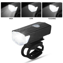Load image into Gallery viewer, Bike Bicycle Light USB LED Rechargeable Set Mountain Cycle Front Back Headlight Lamp Flashlight USB Rechargeable Bike Light Set Bike Headlight Tail Light For Night Riding