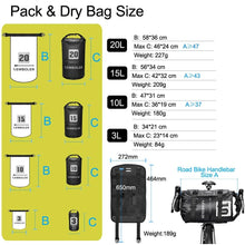 Load image into Gallery viewer, Bike Front Tube Bag Waterproof Bicycle Handlebar Basket Pack Cycling Front Frame Bicycle Accessories Waterproof Handlebar Bags Bike packing Bags Front Packs For Road Bicycles Bike Packing Accessories