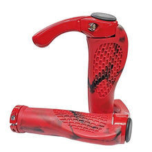 Load image into Gallery viewer, Bike Handlebar Ergonomics Bicycle Grips Bar Ends Plugs Grips Comfortable Bike Handle Grips Ergonomic Bike Grips Shock Absorption Mountain Bike Grips Non-Slip Bicycle Grips Aluminum Alloy Rings For Bicycle