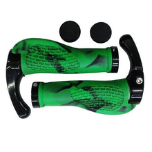 Load image into Gallery viewer, Bike Handlebar Ergonomics Bicycle Grips Bar Ends Plugs Grips Comfortable Bike Handle Grips Ergonomic Bike Grips Shock Absorption Mountain Bike Grips Non-Slip Bicycle Grips Aluminum Alloy Rings For Bicycle