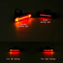 Load image into Gallery viewer, Bike Taillight USB Remote Wireless Controlling Bike Rear Lamp Turn Signal Light LED Bicycle Remote Control Bike Tail Light Bicycle Light Safety Warning Bike Brake Rear Light Safety Warning Cycling Light
