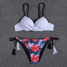 Load image into Gallery viewer, Bikini Push Up Swimwear Bikini Set Pink Swimwear Women Micro Swimsuit Female Bandage Bikini Beach Wear Swimming Two-Piece Swimsuit Summer Swimsuit for Women
