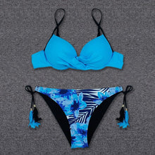 Load image into Gallery viewer, Bikini Push Up Swimwear Bikini Set Pink Swimwear Women Micro Swimsuit Female Bandage Bikini Beach Wear Swimming Two-Piece Swimsuit Summer Swimsuit for Women