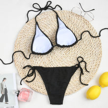 Load image into Gallery viewer, Bikini Push Up Women Swimsuits Female Micro Bikini Set Solid Swimwear Bathing Suit Swimming Suits Women Two-Pieces Swimwear Bikini Set Triangle Swimsuits