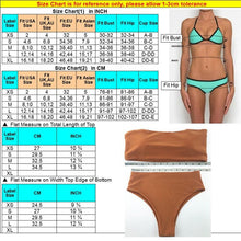 Load image into Gallery viewer, Bikini Set Summer Swimwear Beach Women's Swimsuit Bathing Suit Push Up Brazilian Bikini Women’s Two-Piece Strapless Padded High Cut Bathing Suit Swimwear