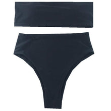 Load image into Gallery viewer, Bikini Set Summer Swimwear Beach Women's Swimsuit Bathing Suit Push Up Brazilian Bikini Women’s Two-Piece Strapless Padded High Cut Bathing Suit Swimwear