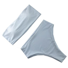 Load image into Gallery viewer, Bikini Set Summer Swimwear Beach Women's Swimsuit Bathing Suit Push Up Brazilian Bikini Women’s Two-Piece Strapless Padded High Cut Bathing Suit Swimwear