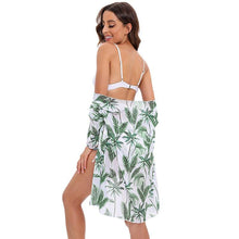 Load image into Gallery viewer, Bikini Women Push Up Swimsuit 3 Piece Bikini Set With Cover Up Women's Fashion 3 Piece Tie Dye Top Bikini Set Swimsuit Cover Up Skirt Swimwear Push Up Bather Swim Wear