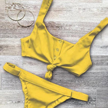 Load image into Gallery viewer, Bikinis Women's Swimsuit Women Bathing Suit Classic Bikini Bathing Suit High Cut Bikini Set Swimsuits Plus Size Swimwear Summer Push Up Swimwear Women Adjustable Swimsuit 2 Piece Female Bikini
