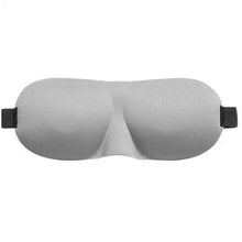 Load image into Gallery viewer, Black 3D Sleep Natural Sleeping Mask Eye Adjustable Strap Eye Mask Cover Portable Travel Blindfold Comfortable Mask For Sleeping