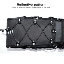 Load image into Gallery viewer, Black Bike Bag Bicycle Bag Cycle Cycling Bike Seat Bag Bags Accessories Waterproof Bike Packing Bags Large Bike Bags Fully Waterproof Bike Bag Under Seat Roll Up Cycling Rear Tail Pack