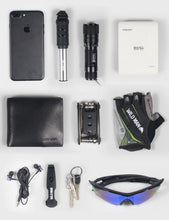 Load image into Gallery viewer, Black Bike Bag Frame Front Top Tube Cycling Bag Waterproof Phone Case Touchscreen Bag Pack Bicycle Accessories Bike Bicycle Bag Waterproof Bike Phone Mount Bag Front Frame Top Tube Handlebar Bag Touch Screen Holder Case For Cell Phones 6.6in