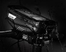 Load image into Gallery viewer, Black Bike Bag Frame Front Top Tube Cycling Bag Waterproof Phone Case Touchscreen Bag Pack Bicycle Accessories Bike Bicycle Bag Waterproof Bike Phone Mount Bag Front Frame Top Tube Handlebar Bag Touch Screen Holder Case For Cell Phones 6.6in