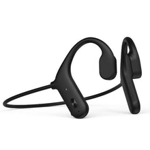 Load image into Gallery viewer, Black Bone Conduction Earphones Wireless Bluetooth 5.0 Waterproof Sports Headphones Noise Reduction Magnetic Headset With Mic Wireless Earbuds With Microphone Bluetooth Headphones Ear Control Hi-Fi Stereo Sound Earphones