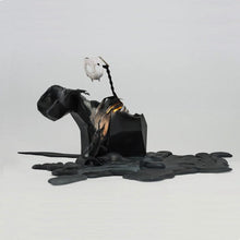 Load image into Gallery viewer, Black Cat Candle Cat Skeleton Candle Unveil Skeleton When Burning Cool And Unique Gifts For Animal Lovers Cat Gifts Cat Lovers Gift Pet Candle Handmade Candle Craft Candle With skeleton Christmas New Year Decoration Gift