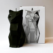 Load image into Gallery viewer, Black Cat Candle Cat Skeleton Candle Unveil Skeleton When Burning Cool And Unique Gifts For Animal Lovers Cat Gifts Cat Lovers Gift Pet Candle Handmade Candle Craft Candle With skeleton Christmas New Year Decoration Gift