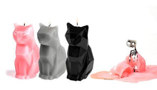 Load image into Gallery viewer, Black Cat Candle Cat Skeleton Candle Unveil Skeleton When Burning Cool And Unique Gifts For Animal Lovers Cat Gifts Cat Lovers Gift Pet Candle Handmade Candle Craft Candle With skeleton Christmas New Year Decoration Gift