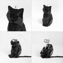 Load image into Gallery viewer, Black Cat Candle Cat Skeleton Candle Unveil Skeleton When Burning Cool And Unique Gifts For Animal Lovers Cat Gifts Cat Lovers Gift Pet Candle Handmade Candle Craft Candle With skeleton Christmas New Year Decoration Gift