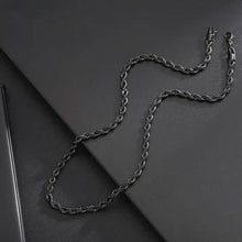 Load image into Gallery viewer, Black Chain Style Titanium Steel Fashion Necklace for Men