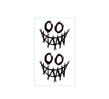 Load image into Gallery viewer, Black Clown Temporary Tattoo Sticker Body Art Arm Waist Fake Waterproof Tattoos Elegant Small Design For Men Women