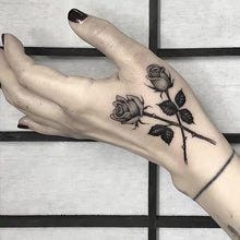 Load image into Gallery viewer, Black Clown Temporary Tattoo Sticker Body Art Arm Waist Fake Waterproof Tattoos Elegant Small Design For Men Women