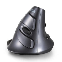 Load image into Gallery viewer, Black Ergonomic Design Office Vertical Mouse 6 Buttons 600/1000/1600 DPI Right Hand Mice With Wrist Mat Better Performance Mouse For PC Desktop Laptop