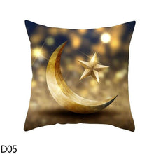 Load image into Gallery viewer, Black Gold Decor Pillow Case Ramadan Cushion Cover Pattern Decorative Cushion Pillowcase Stylish Pillow Home Decor Pillowcover