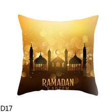 Load image into Gallery viewer, Black Gold Decor Pillow Case Ramadan Cushion Cover Pattern Decorative Cushion Pillowcase Stylish Pillow Home Decor Pillowcover