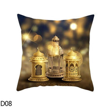 Load image into Gallery viewer, Black Gold Decor Pillow Case Ramadan Cushion Cover Pattern Decorative Cushion Pillowcase Stylish Pillow Home Decor Pillowcover