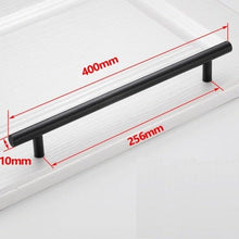 Load image into Gallery viewer, Black Golden Cupboard Handle Brushed Stainless Steel Kitchen Cabinet Door Knob Furniture Drawer Pull Hardware Pulls Bar Handle Furniture Handle Drawer Pull Hardware Stainless Steel Kitchen Drawer Pulls Cabinet Handles