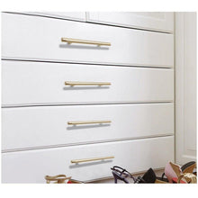 Load image into Gallery viewer, Black Golden Cupboard Handle Brushed Stainless Steel Kitchen Cabinet Door Knob Furniture Drawer Pull Hardware Pulls Bar Handle Furniture Handle Drawer Pull Hardware Stainless Steel Kitchen Drawer Pulls Cabinet Handles