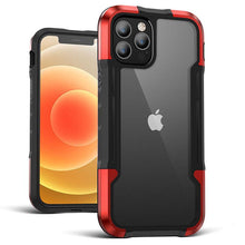 Load image into Gallery viewer, Black Green Luxury Shockproof Protective Phone Case For iPhone 13 12 Pro 11 Pro Max Bumper Transparent Hard iphone Cover Lightweight Slim Shockproof Protective Cover For iPhone