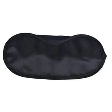 Load image into Gallery viewer, Black Lightweight Sleeping Travel Eye Mask Nap Sleep Eye Patch Comfortable Elegant Sleep Eye Mask Design Blindfold