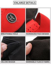 Load image into Gallery viewer, Black Motorcycle Balaclava Winter Sport Fishing Fleece Neck Warmer Windproof Dustproof Face Mask Scarf Men Hunting Skis Hiking Motorcycle Face Mask Outdoor Cycling Helmet Bandana Hood Ski Sport Neck Half Face Mask Windproof Dustproof Winter Hiking Scarves